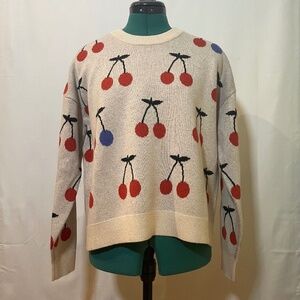 PERFECT CONDITION MADEWELL CHERRY SWEATER